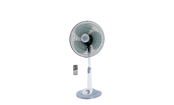 Quạt lửng Sharp 50W PJ-L40RV-LG có màu xám, ít bám bụi
